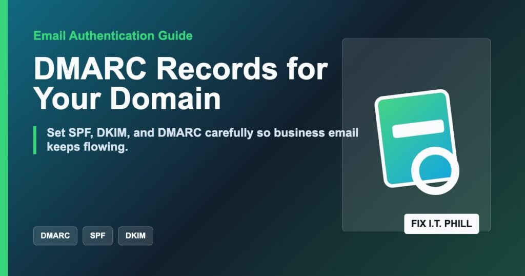 DMARC record setup guide for domain and cross-domain email authentication