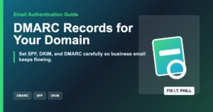 DMARC record setup guide for domain and cross-domain email authentication