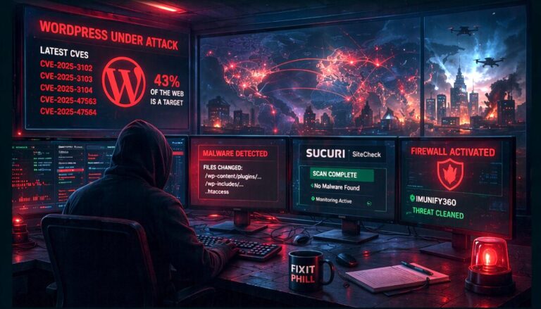 WordPress security under attack with CVE vulnerabilities and cyber threats