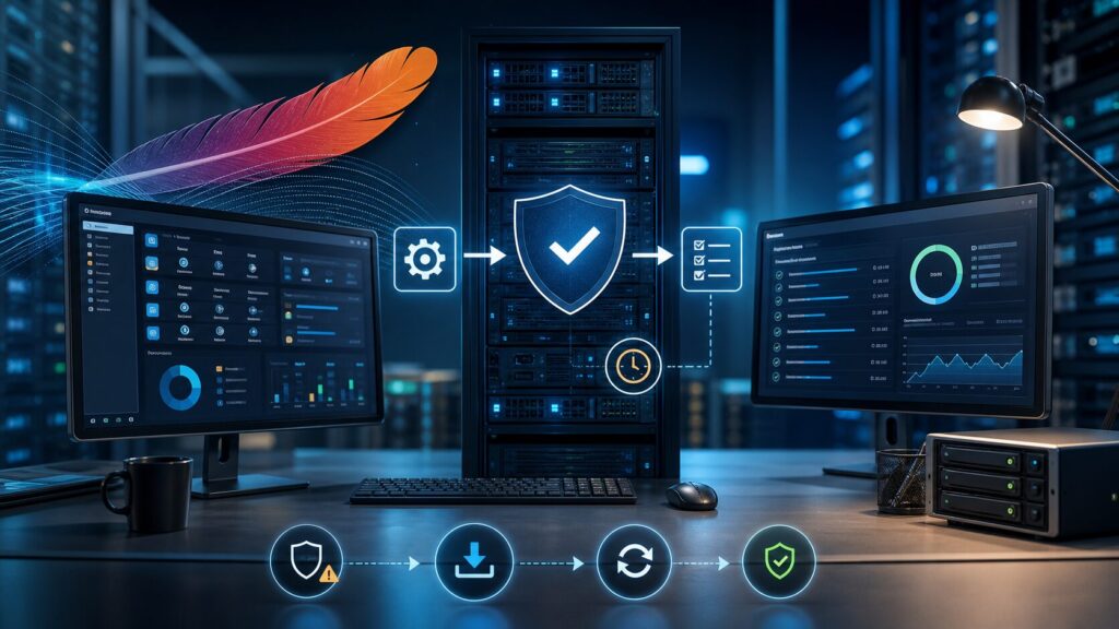 WHM cPanel hosting server being protected with Apache HTTP2 security updates