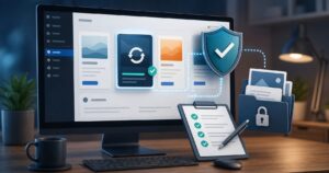 WordPress Betheme theme update dashboard with shield and safe file review checklist for CVE-2026-6261