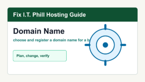 How to Choose and Register a Domain Name for a Business Website tutorial for domain, DNS, SSL, business email, WordPress, and hosting verification