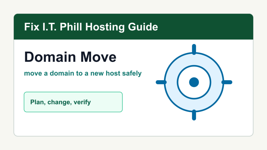 How to Move a Domain to a New Host Safely tutorial for domain, DNS, SSL, business email, WordPress, and hosting verification