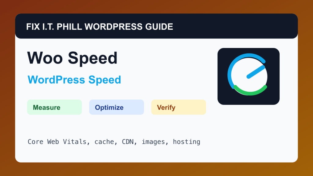 How to Optimize WooCommerce Speed Without Breaking Checkout WordPress performance tutorial for speed, cache, hosting, backups, and verification