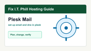 How to Set Up Email and DNS in Plesk tutorial for domain, DNS, SSL, business email, WordPress, and hosting verification
