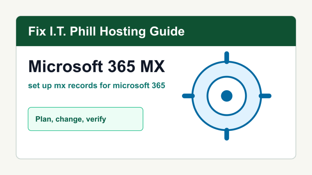 How to Set Up MX Records for Microsoft 365 tutorial for domain, DNS, SSL, business email, WordPress, and hosting verification