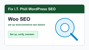 How to Set Up WooCommerce SEO Basics tutorial for WordPress SEO setup, verification, backups, and maintenance