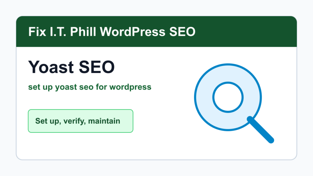 How to Set Up Yoast SEO for WordPress tutorial for WordPress SEO setup, verification, backups, and maintenance