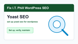 How to Set Up Yoast SEO for WordPress tutorial for WordPress SEO setup, verification, backups, and maintenance