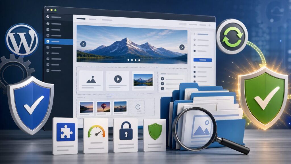 WordPress plugin update dashboard protected by security shields for Slider Revolution CVE-2026-6692
