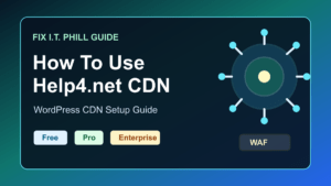 Help4.net CDN setup guide for WordPress websites
