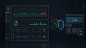 Cloudflare emergency WAF managed rules checklist with security event review dashboard