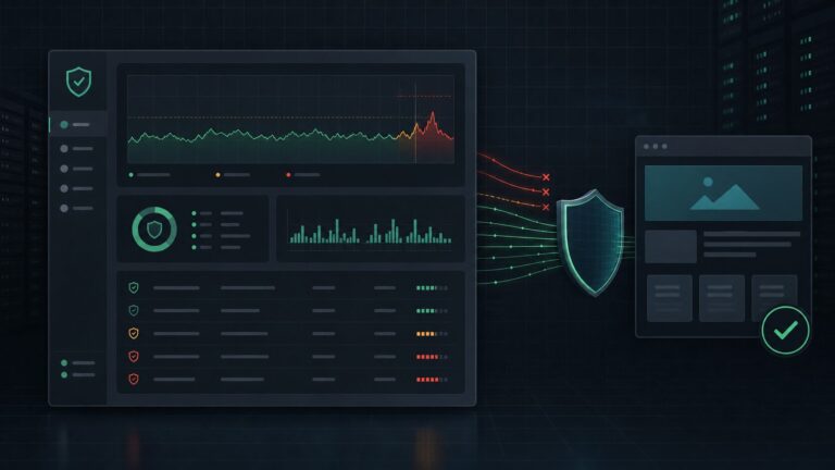 Cloudflare emergency WAF managed rules checklist with security event review dashboard