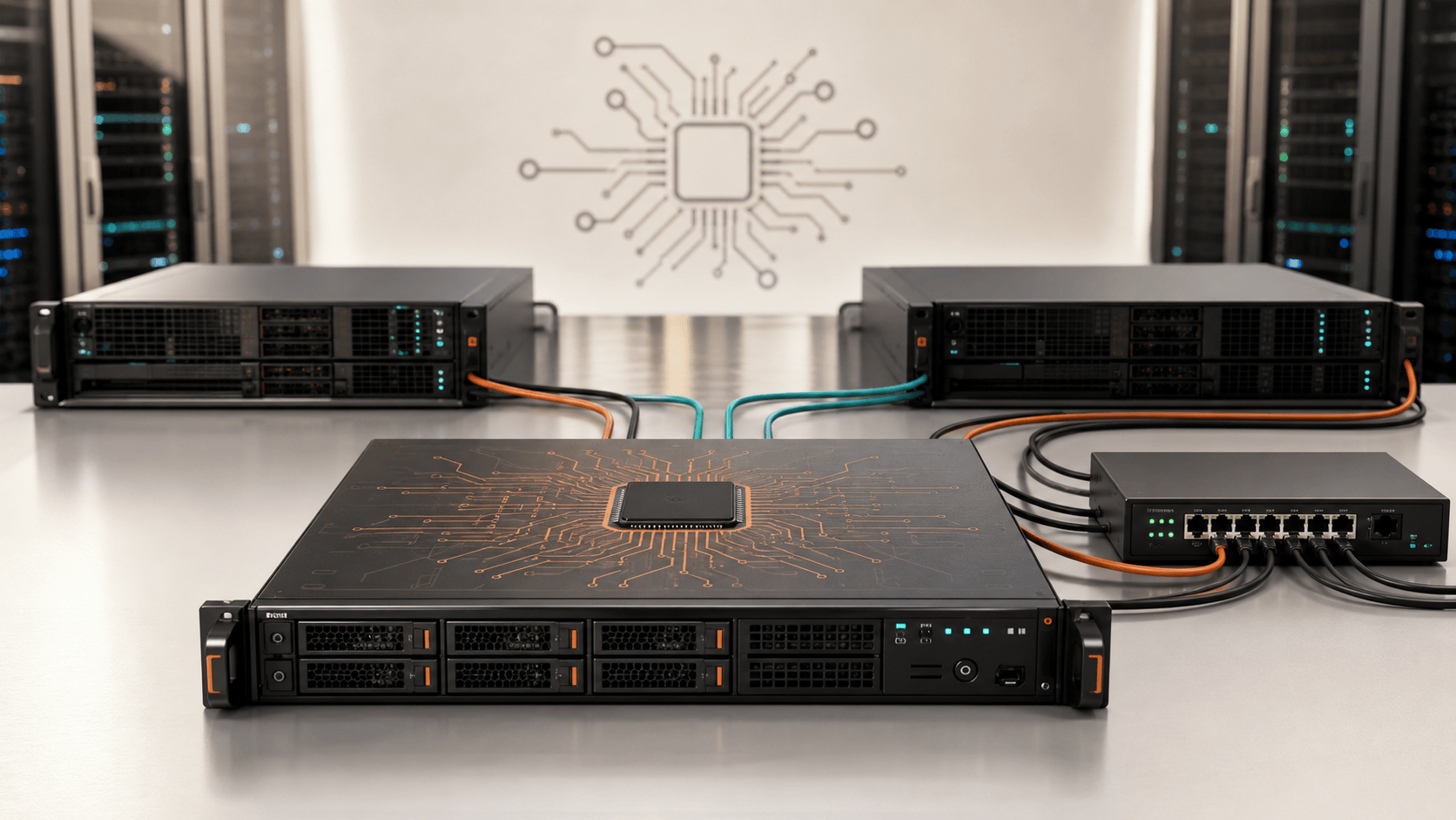 Enterprise ARM64 virtualization host and network hardware for a Proxmox VE 9.2 deployment checklist.